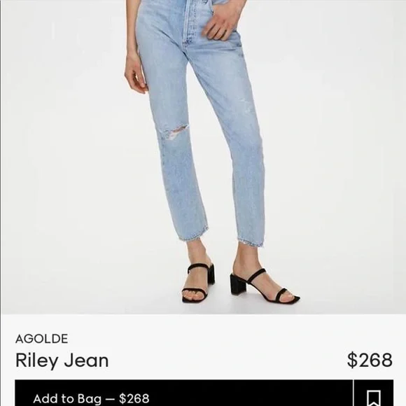 AGOLDE Riley Jeans - Picture 3 of 6